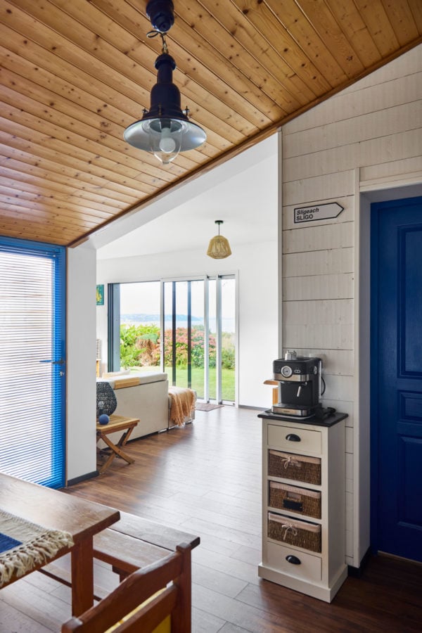 Vue intérieure de l'extension par Extenbois, filiale extension de Trecobat